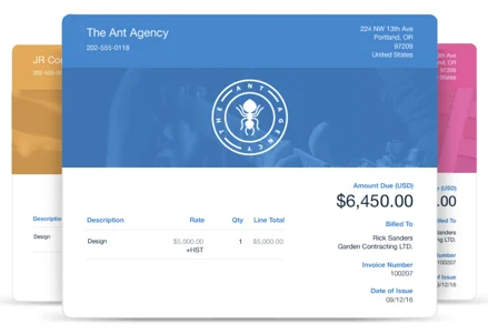 A screenshot of the FreshBooks website.